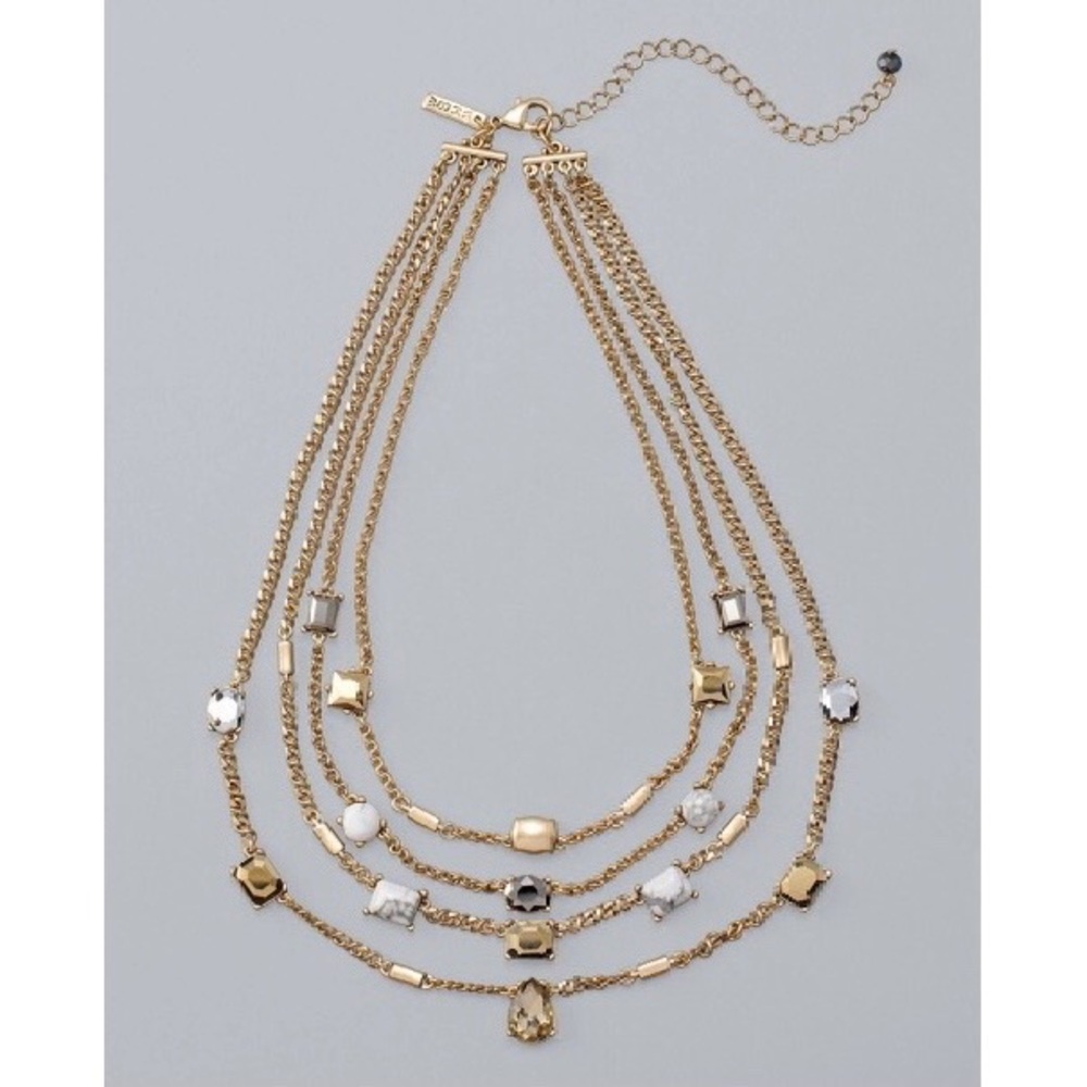 WHBM HOWLITE MULTISTRAND NECKLACE